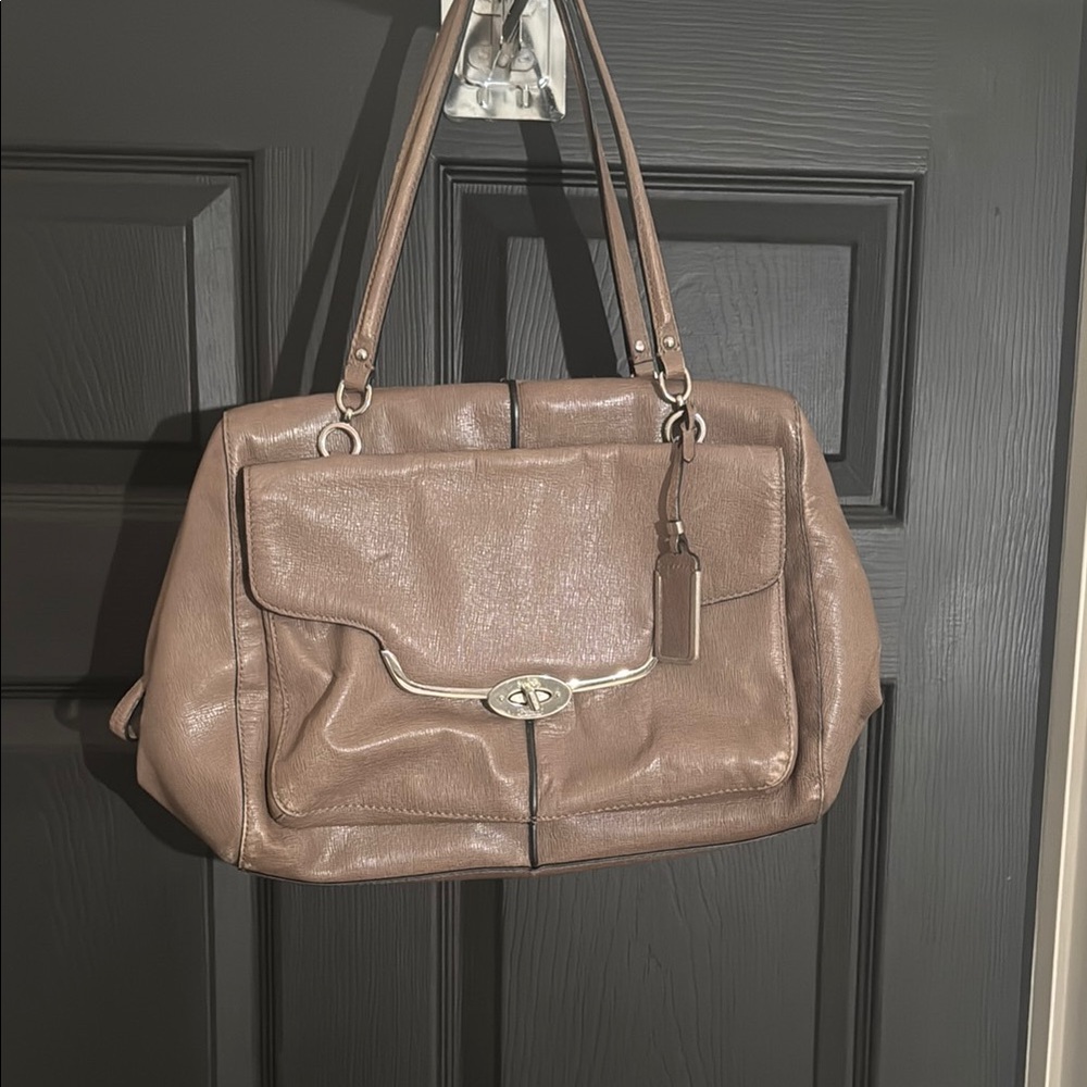 Leather Coach bag - Madison